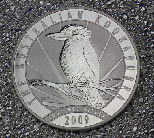 10oz Kookaburra Silbermünze