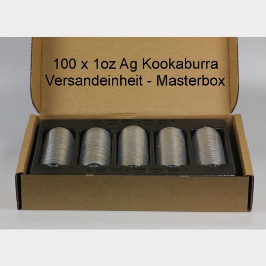 100 x 1oz Kookaburra Masterbox