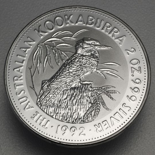 2oz Kookaburra Silbermünze