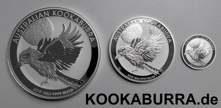 Kookaburra Silbermünzen 2018 Kookaburra Silbermünzen 2018