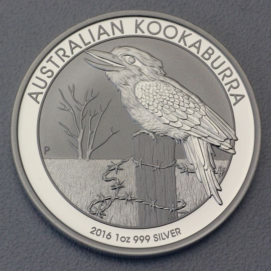 Kookaburra Silbermünze 2016