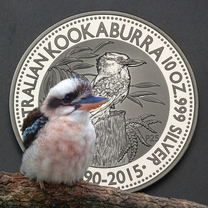 Australian Kookaburra 10oz Silbermünze