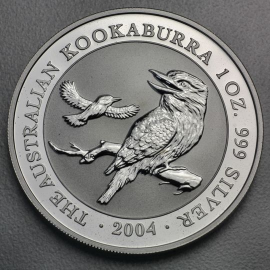 Kookaburra Silbermünze 2004