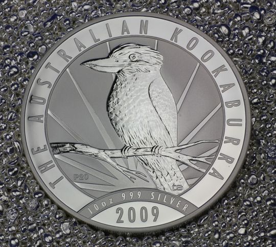 10oz Kookaburra Silbermünze