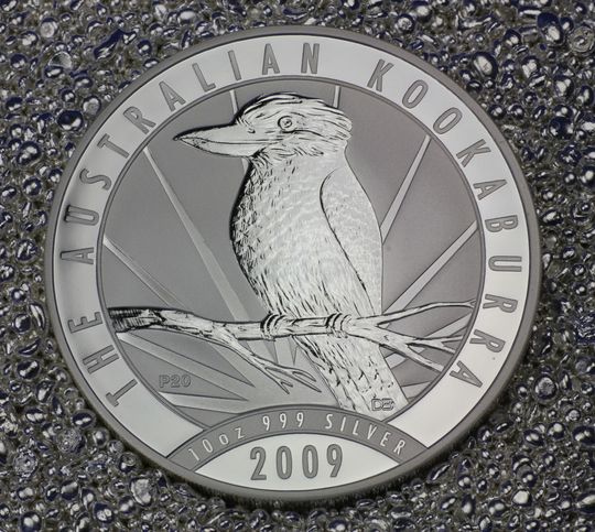 10oz Kookaburra Silbermünze