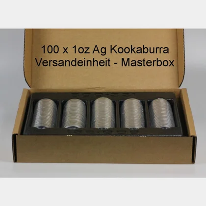 100 x 1oz Kookaburra Masterbox